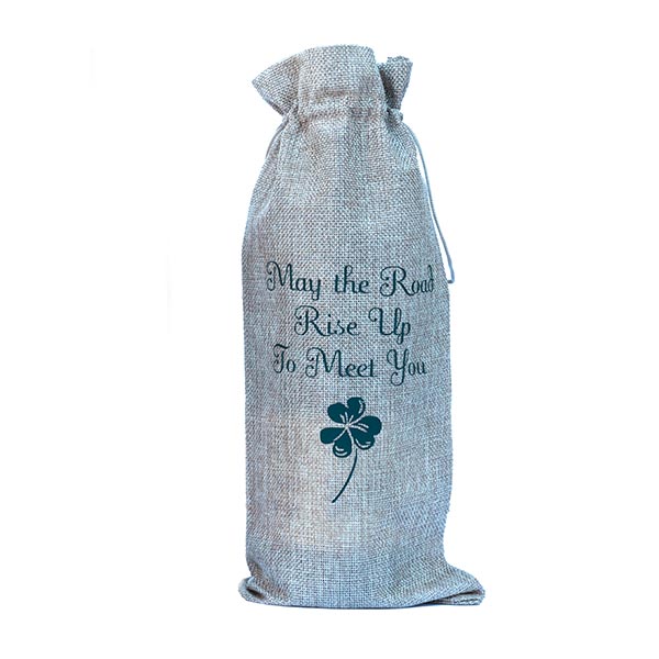 May the Road Rise Up to Meet You Wine Bag