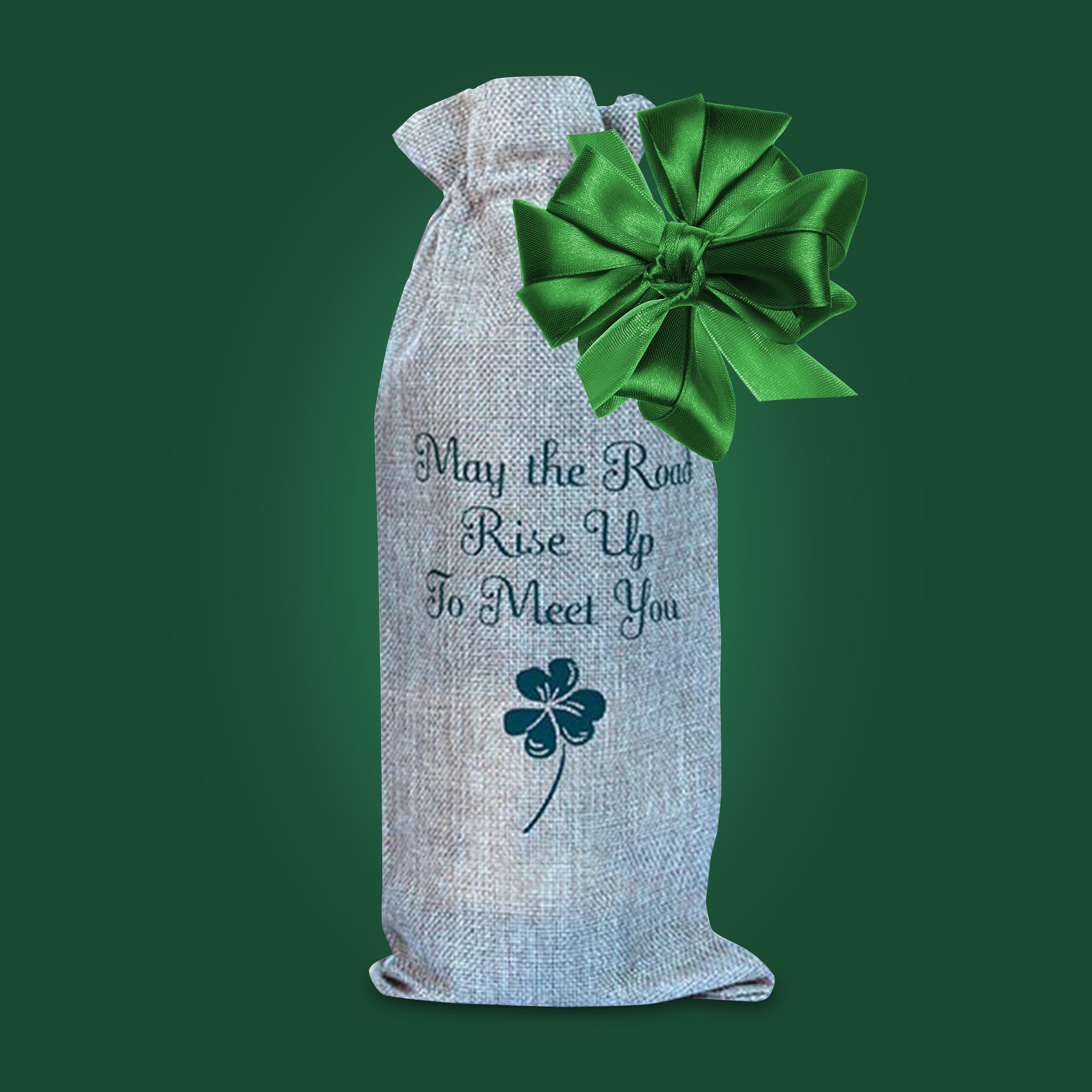 May the Road Rise Up to Meet You Wine Bag